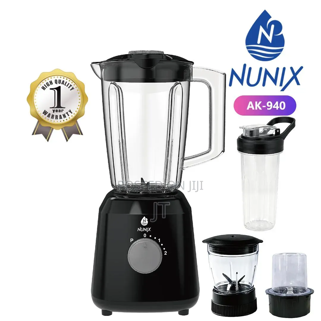 Nunix 4-in-1 Multifunction Blender (Model AK-940)