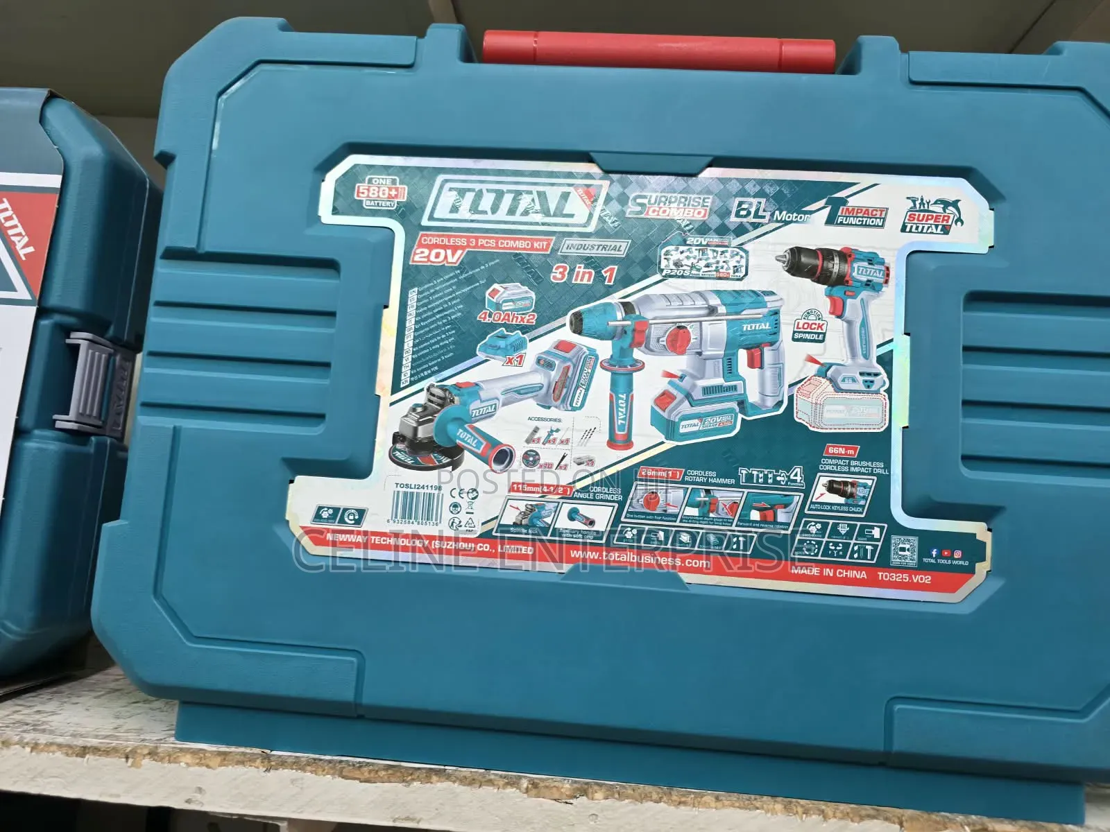 3-in-1 20V Cordless Power Tools Set