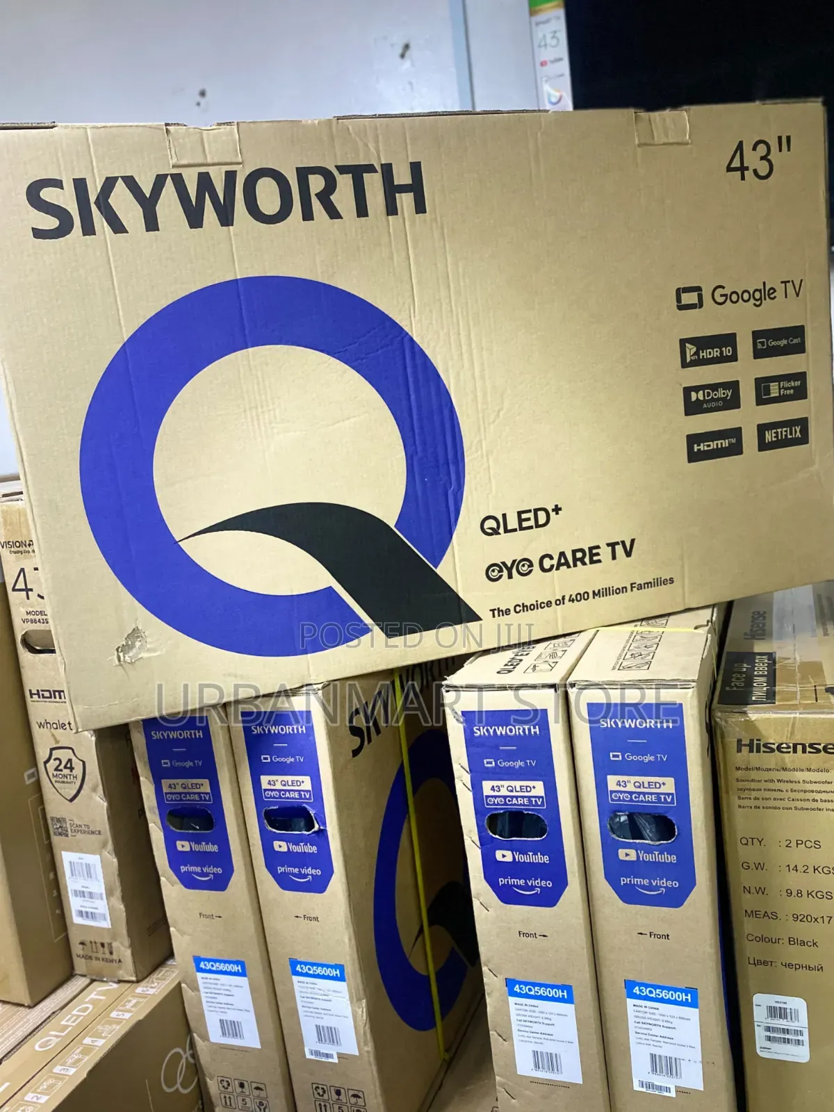 Skyworth 43 Inch QLED Google TV 43Q5600H