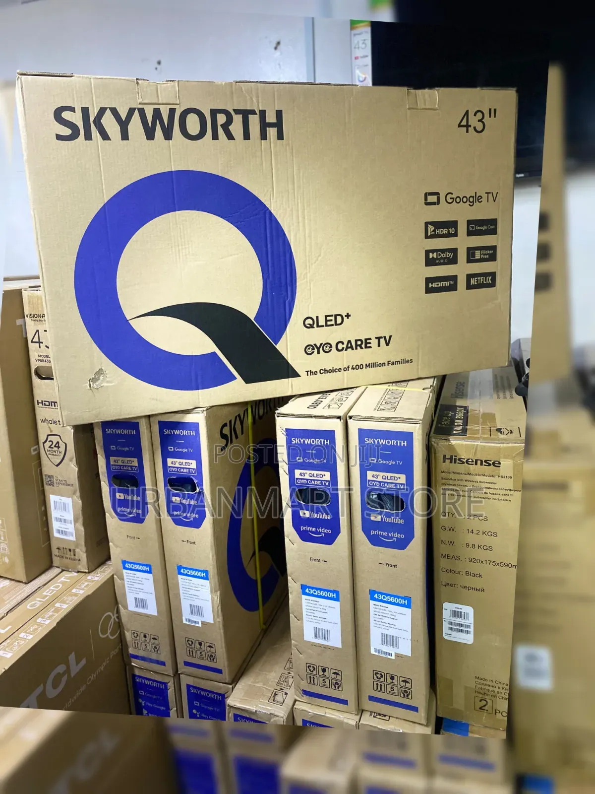 Skyworth 43 Inch QLED Google TV 43Q5600H