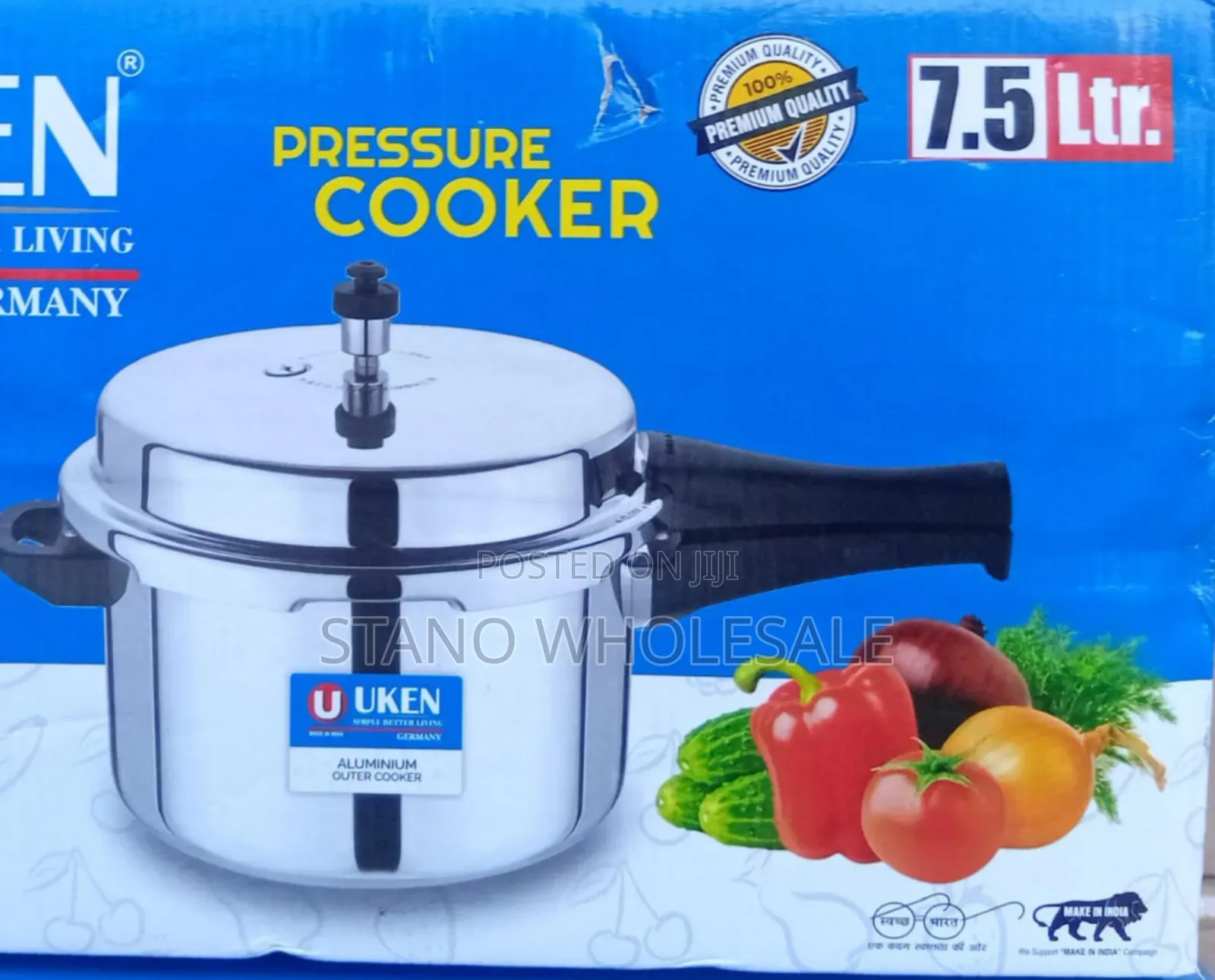 2 Handle 7.5l Pressure Cooker
