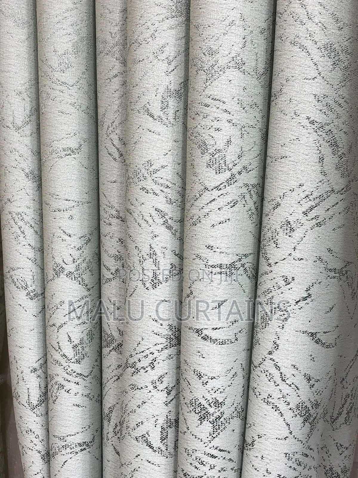 Sage Green Textured Blackout Curtain