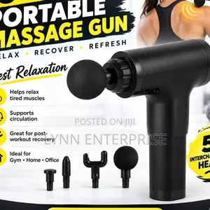 5 in 1 Portable Smart Massage Gun Available in Different Colours