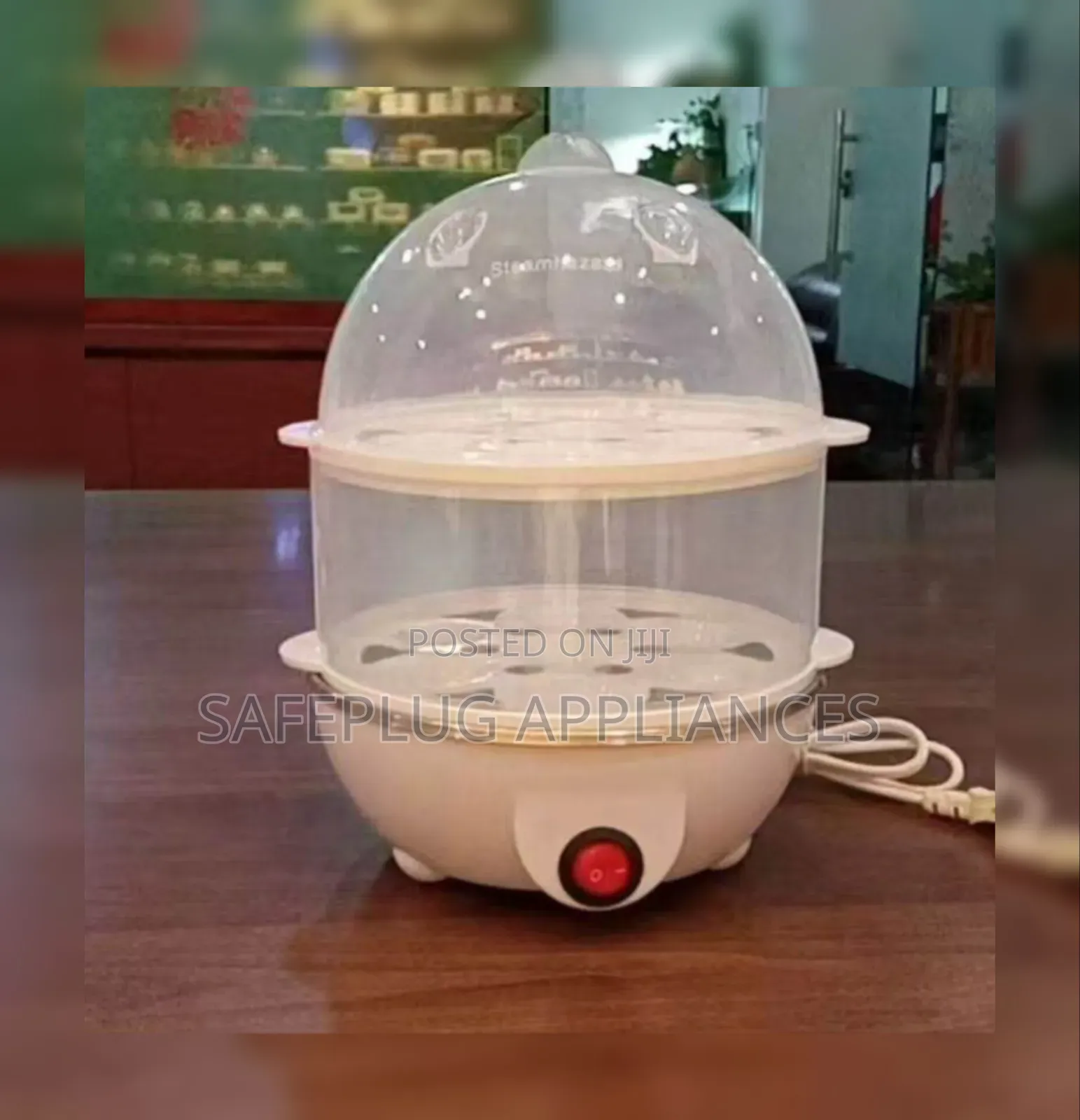 Compact Double Egg Cooker Without Handle