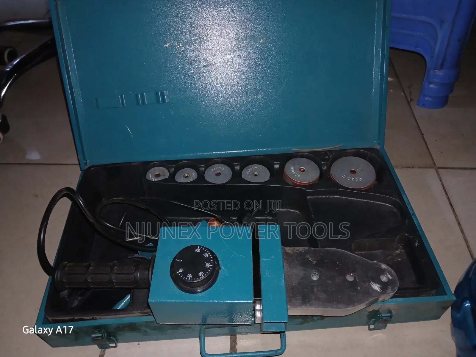 Metallic Storage Case Containing Plastic Pipe Melt Welding Machine