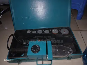 Metallic Storage Case Containing Plastic Pipe Melt Welding Machine
