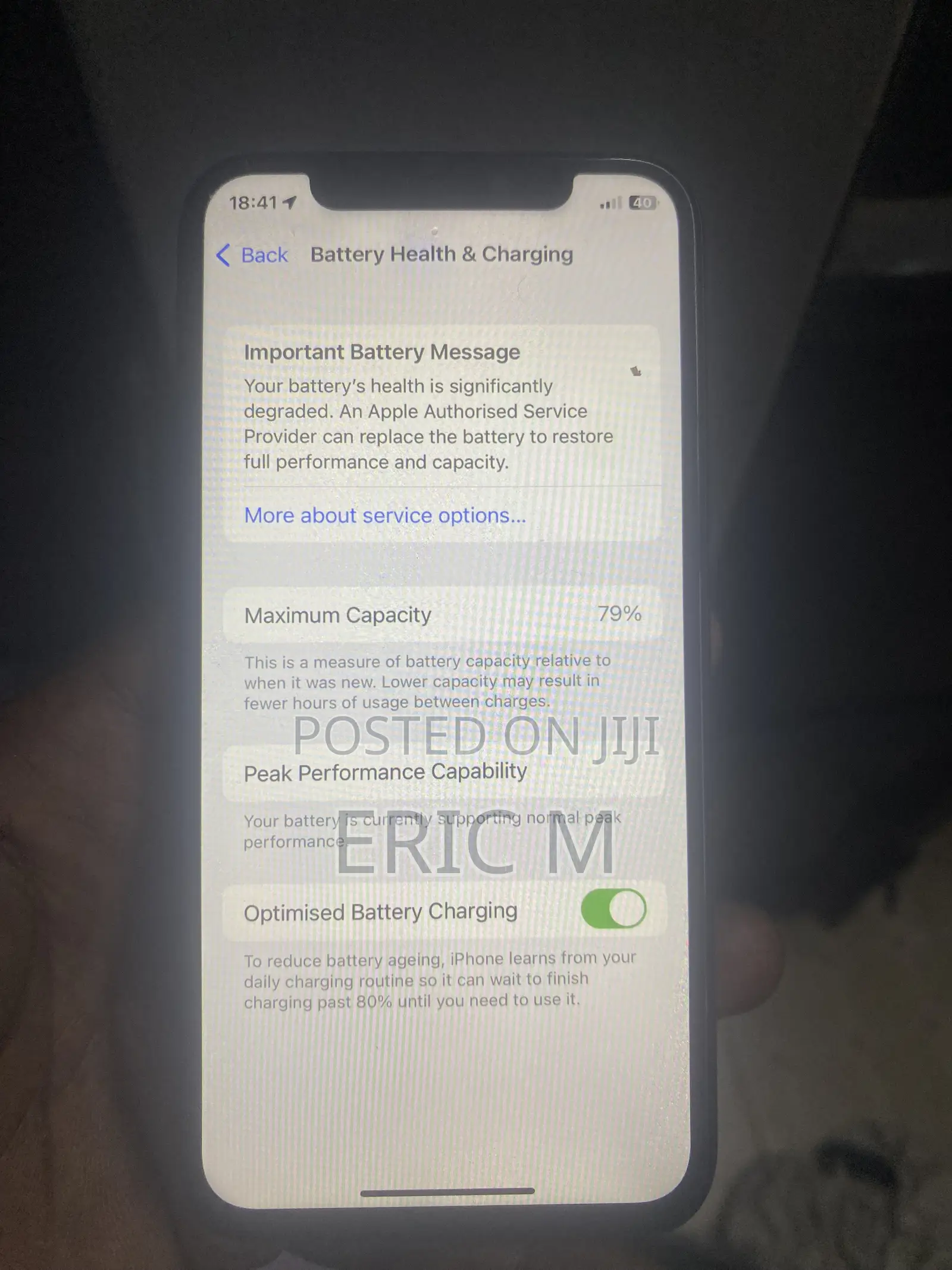 Apple iPhone X 256 GB Black
