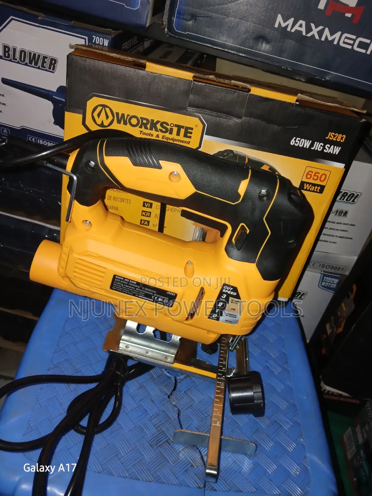 Worksite 650W Corded Jig Saw (Model JS283)