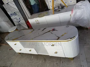 TV Stands TV Stands Oval Marble Top