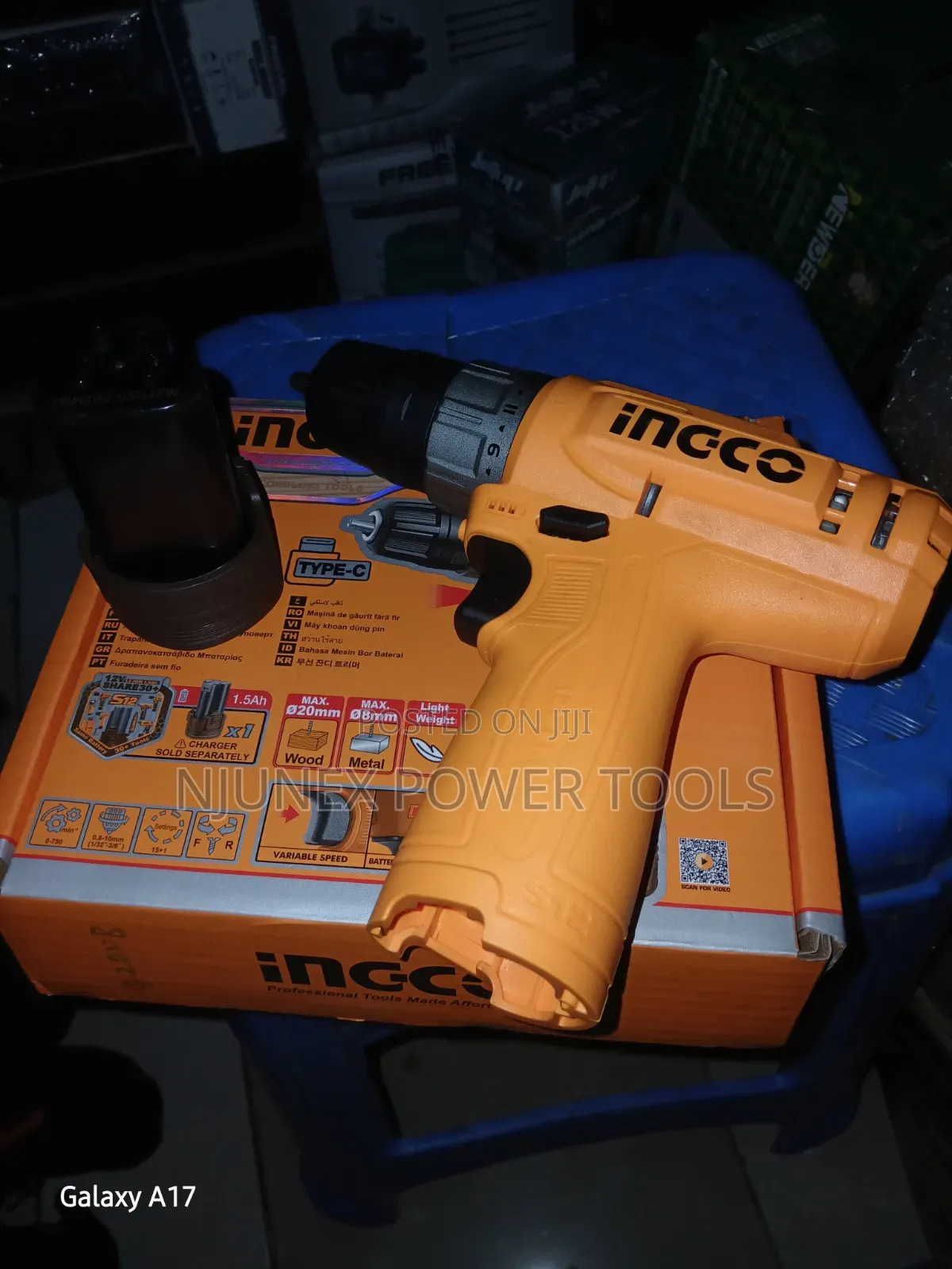Ingco 12V 20N·m Cordless Drill (Models CDLI12456 or CDLI12428),