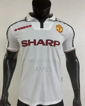 90s Sharp Manchester Retro Jersey – Short Sleeve | Die Hard Fan