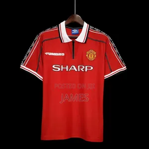 90s Sharp Manchester Retro Jersey – Short Sleeve | Die Hard Fan