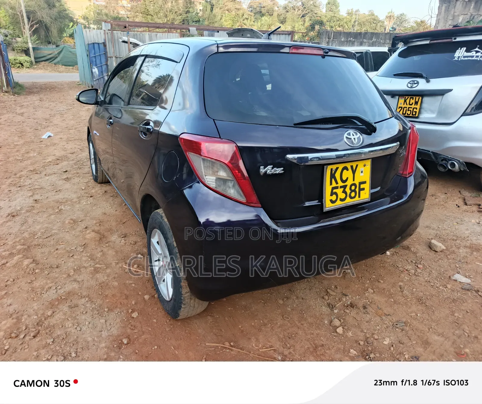 Toyota Vitz 2013 Black