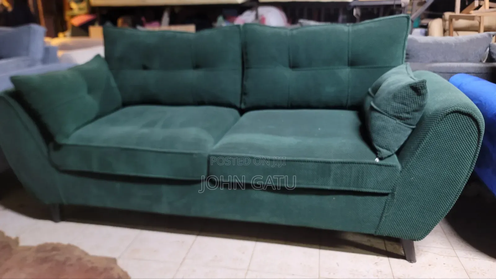 Jungle Green 3 Seater
