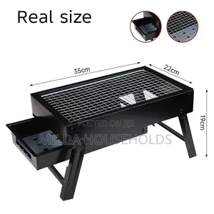 Foldable Portable Barbecue Charcoal Grill