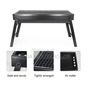 Foldable Portable Barbecue Charcoal Grill