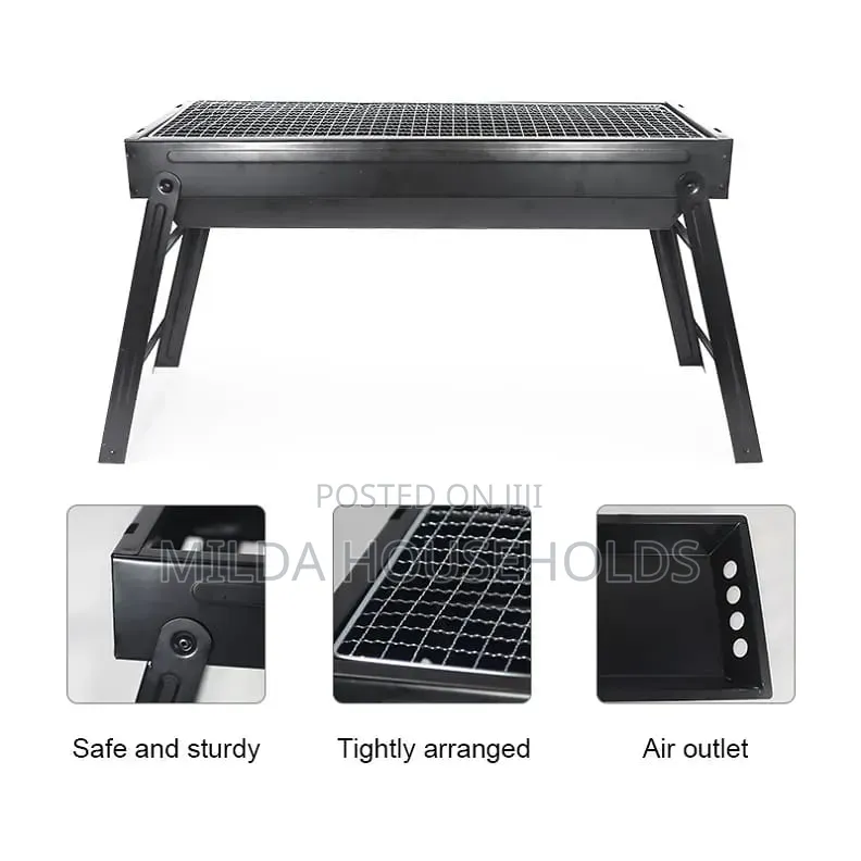 Foldable Portable Barbecue Charcoal Grill