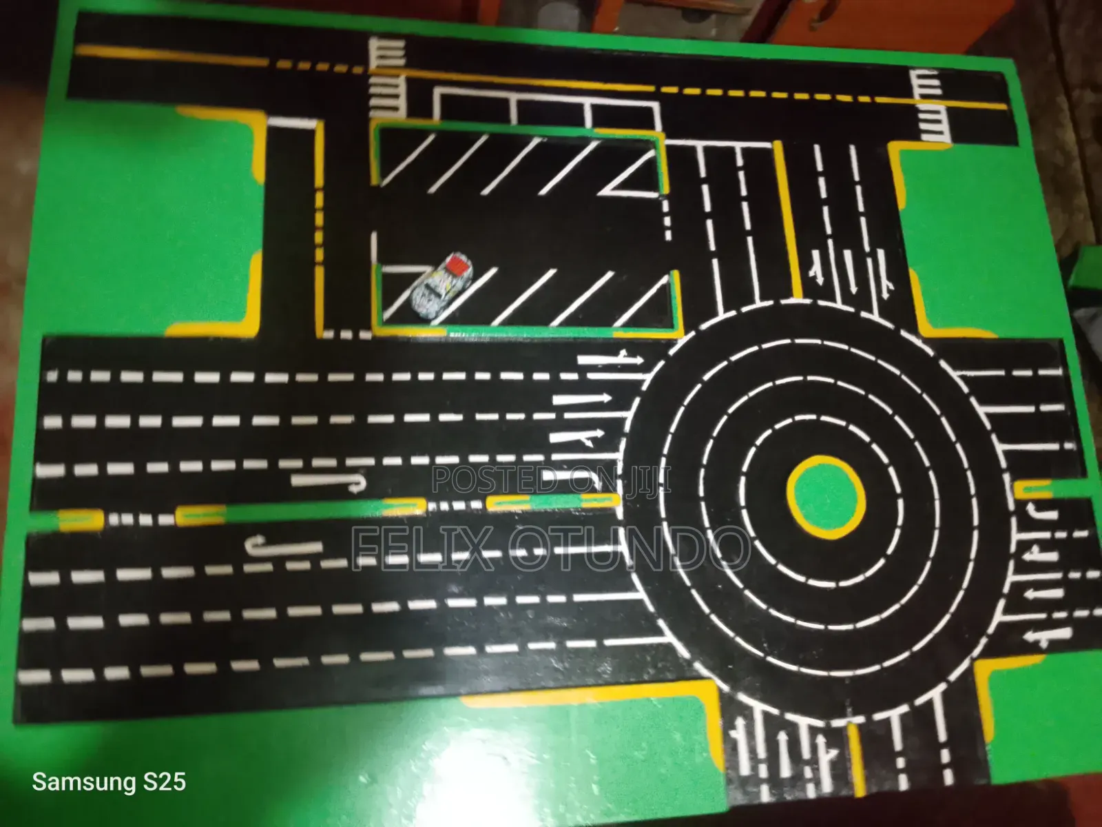 Model Town Board for Driving School