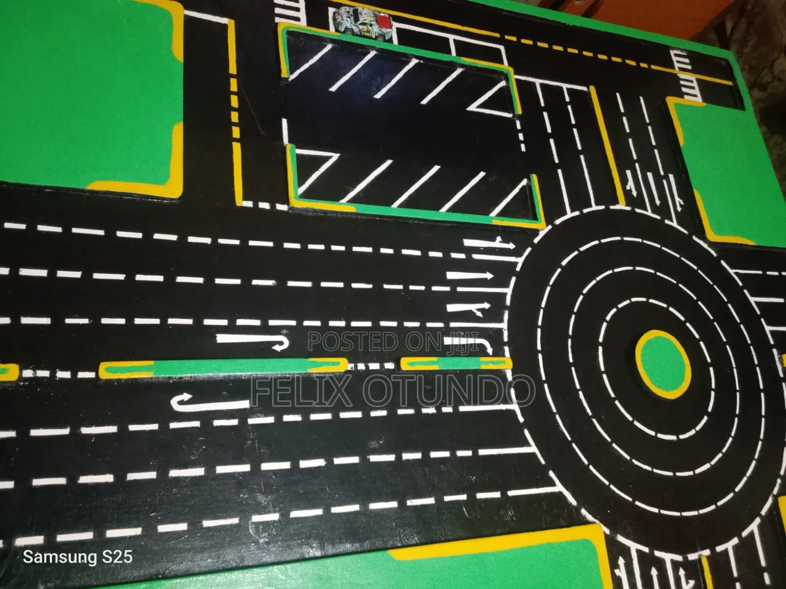 Model Town Board for Driving School