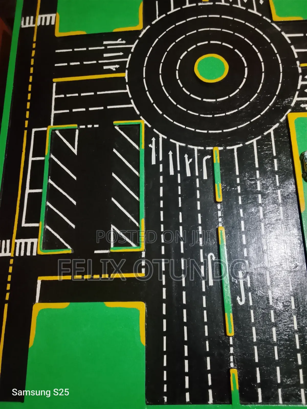 Model Town Board for Driving School