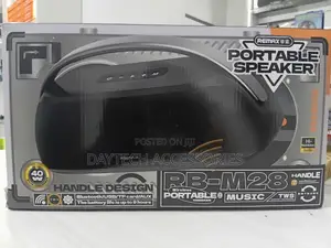 The Remax RB-M28 Portable Wireless Speaker in Black