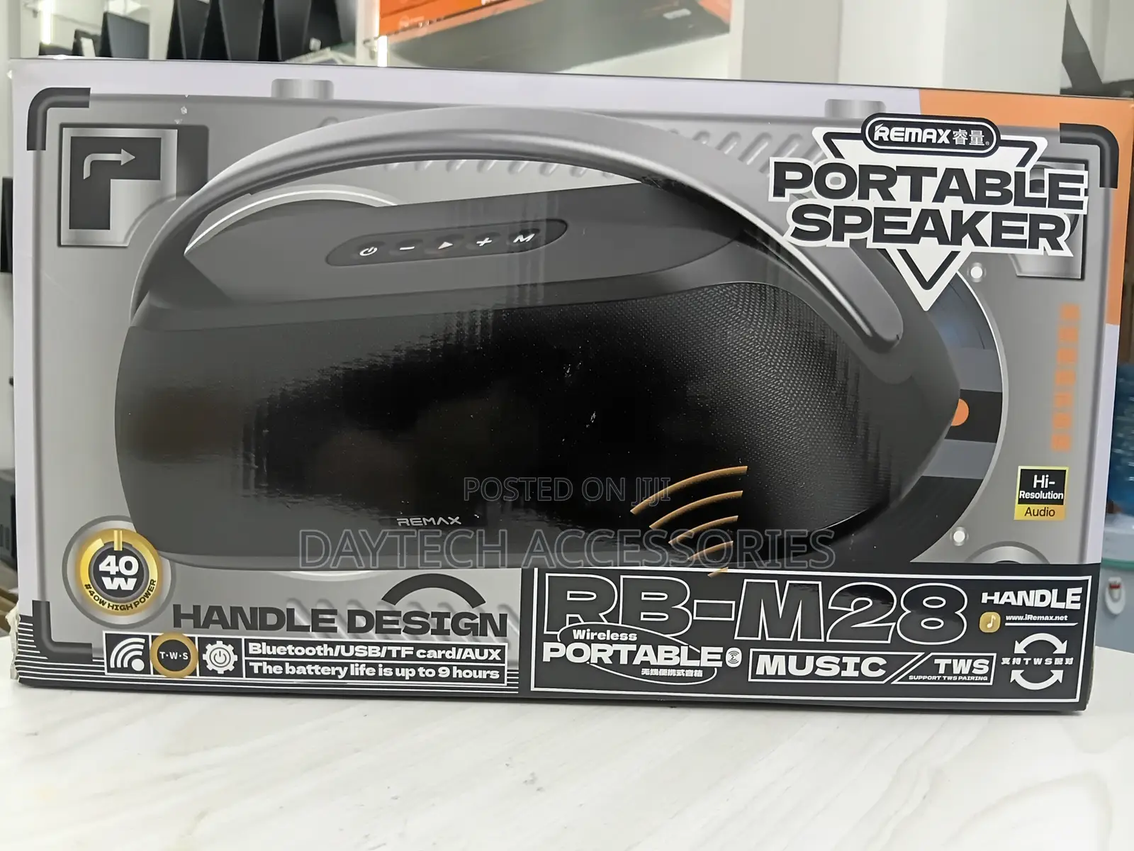 REMAX - RB-M28 Portable Bluetooth Wireless Speaker ( 40W )