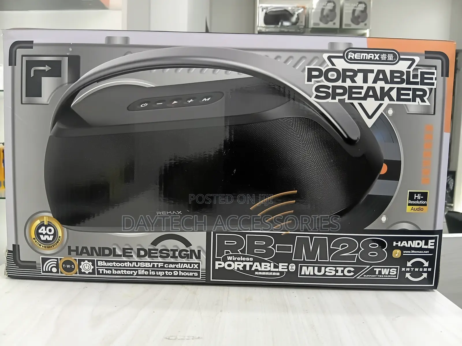 REMAX - RB-M28 Portable Bluetooth Wireless Speaker ( 40W )