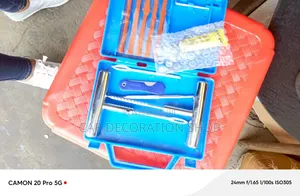 Portable Tubeless Tire Puncture Repair Kit With Plastic Storage Case