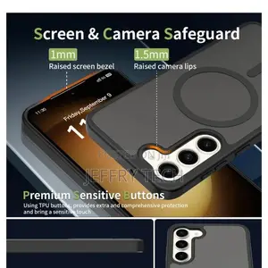 Protective Case for Samsung A57, Transparent Back, MagSafe Compati