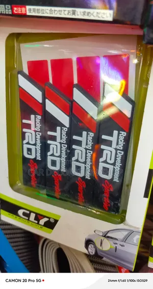 TRD 4pc Car Door Anticolliosion Scratch Strips From Dent