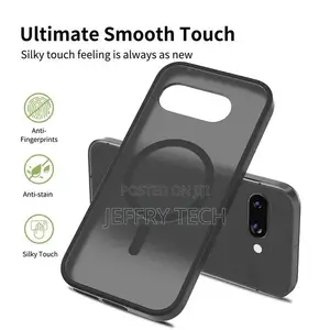 Case for Google Pixel 9A With Transparent Back, Compatible With MagSaf
