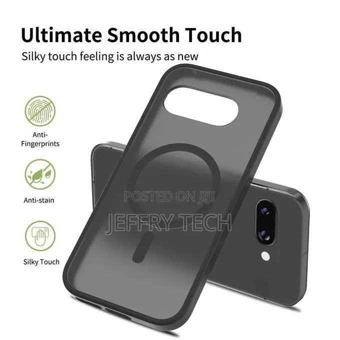 Case for Google Pixel 9A With Transparent Back, Compatible With MagSaf