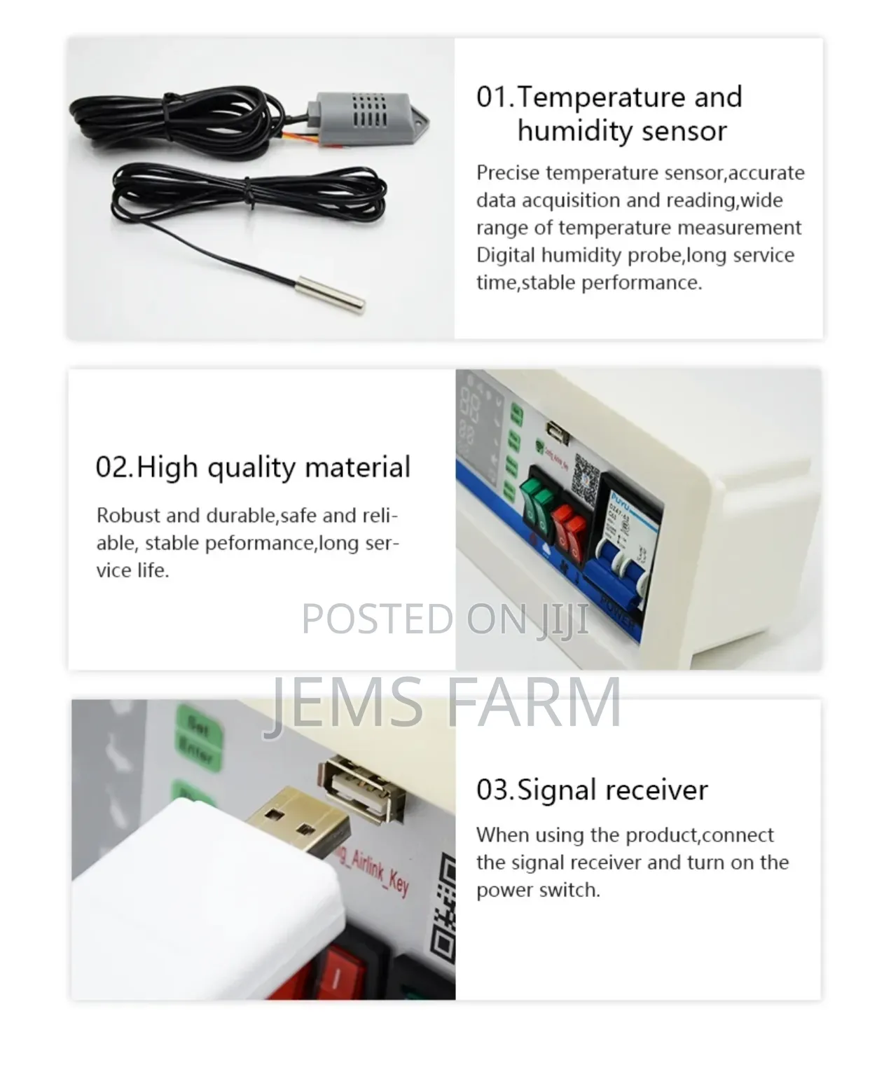 XM-18SW Incubator Controller With Wi-Fi Remote Control