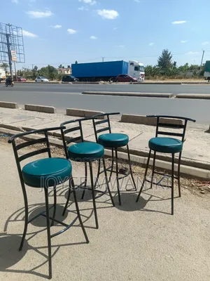 High Round Green Bar Stools....,,