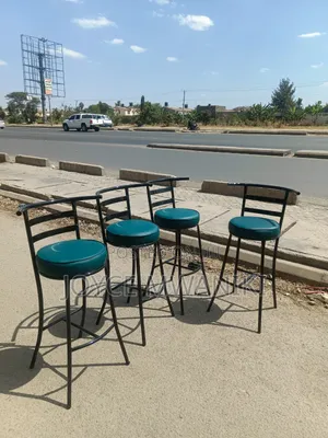 High Round Green Bar Stools....,,