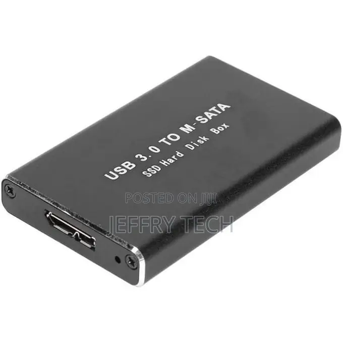 MSATA to USB 3.0 SSD Enclosure, Storage Case, Adapter for 30 X 50 Mm /