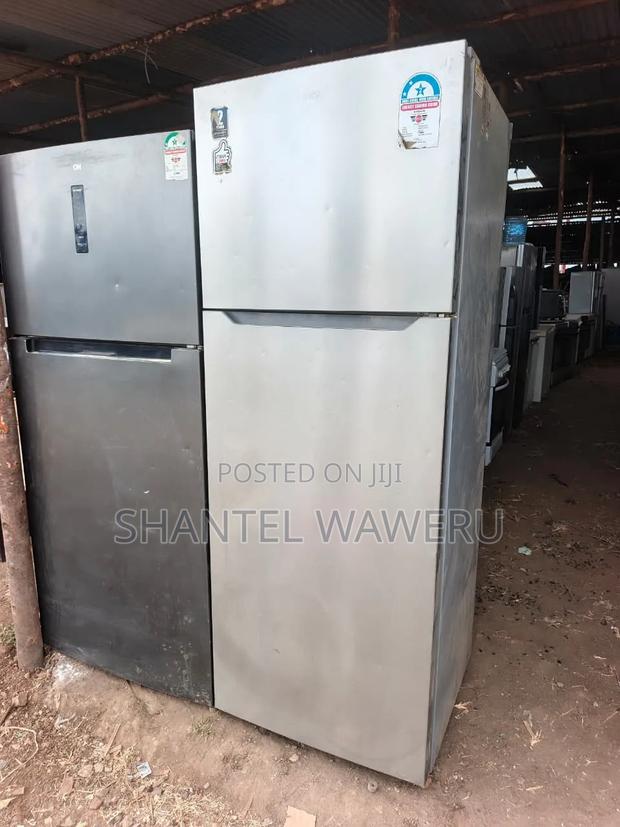 Mega Mika Silver Double Fridge 465litrres - main view