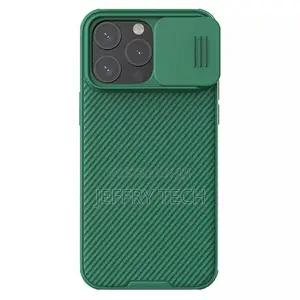Nillkin CamShield Pro Case for iPhone 15 Pro Max - Premium Q - Green