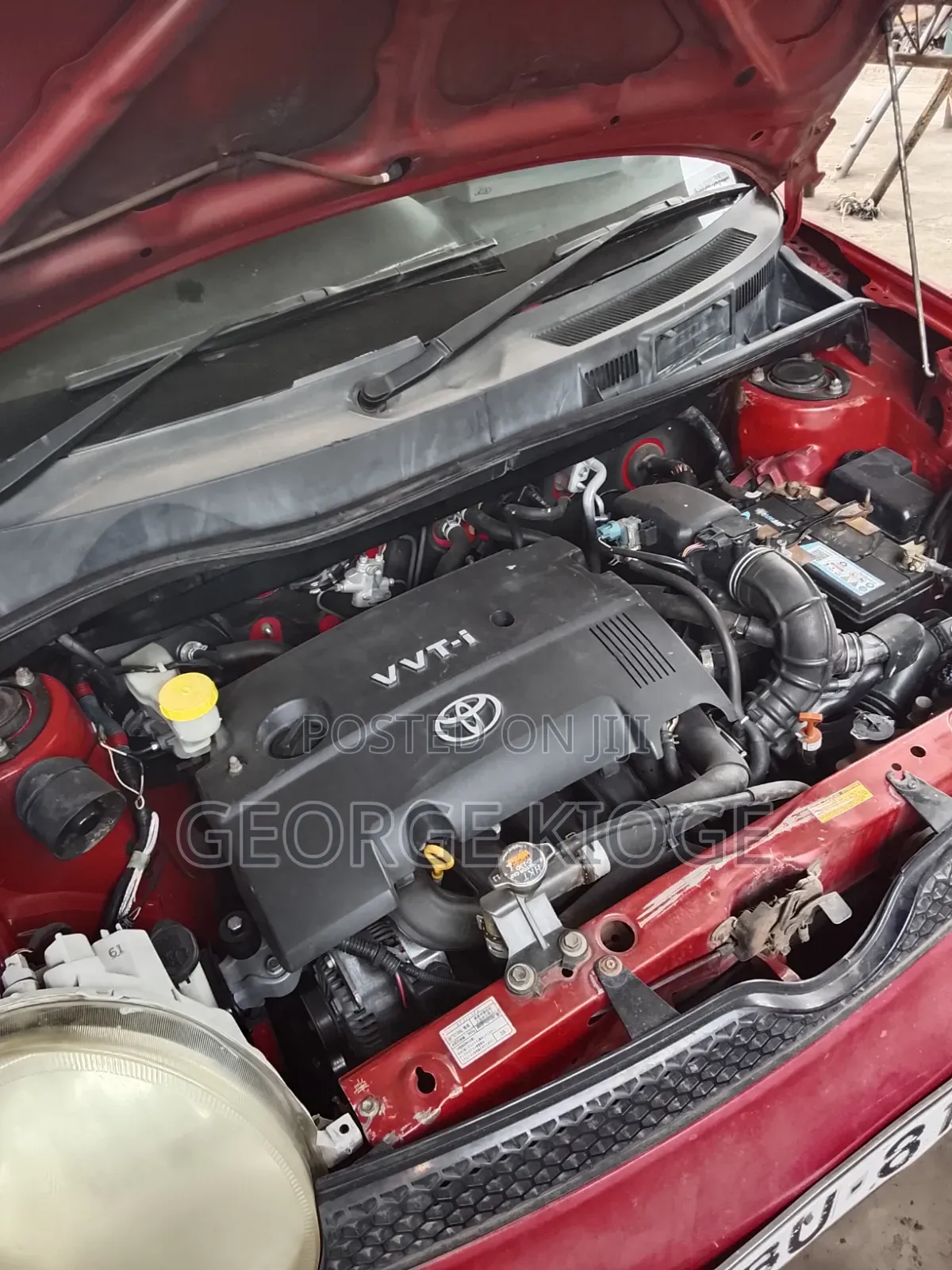 Toyota Sienta 1.5 FWD 2005 Red