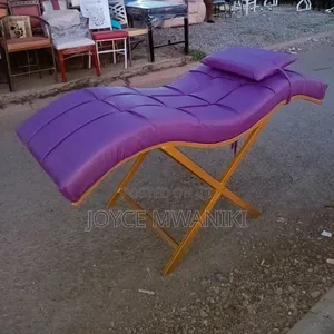 Eye Lashes Bed or Massage Bed, Purple and Gold