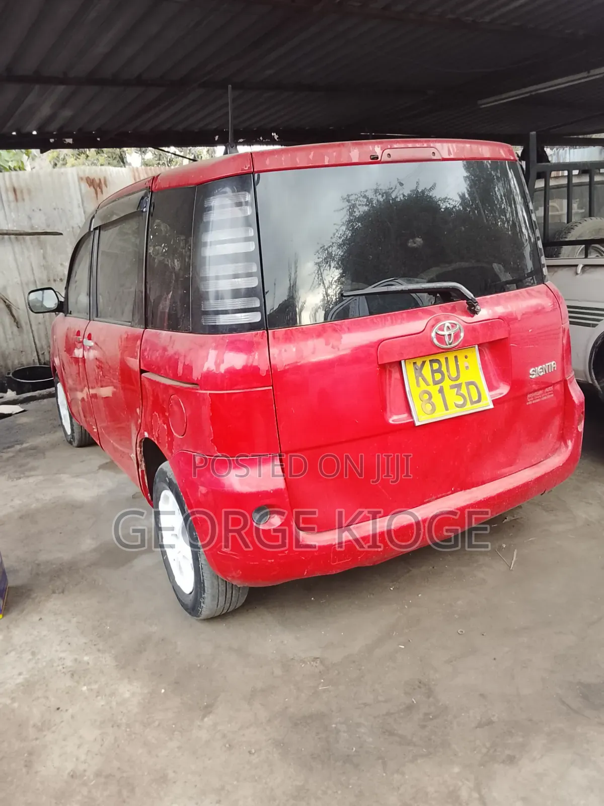 Toyota Sienta 1.5 FWD 2005 Red