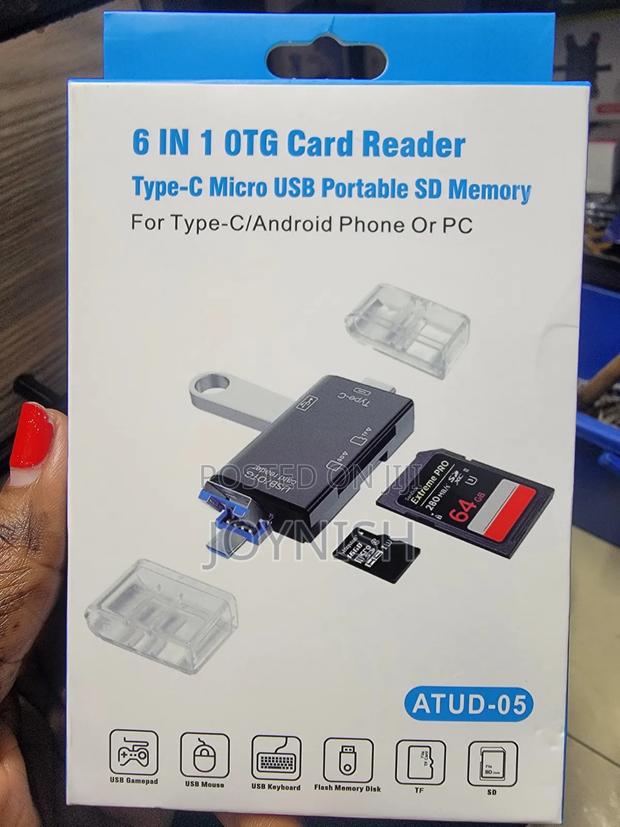 6 in 1 OTG Card Reader - main view