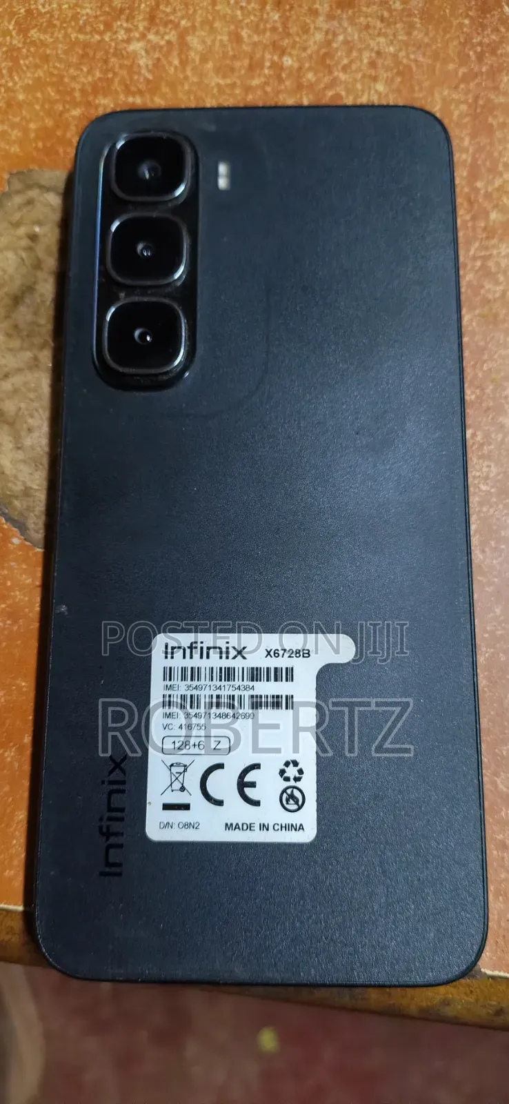 Infinix Hot 60i 128 GB Black