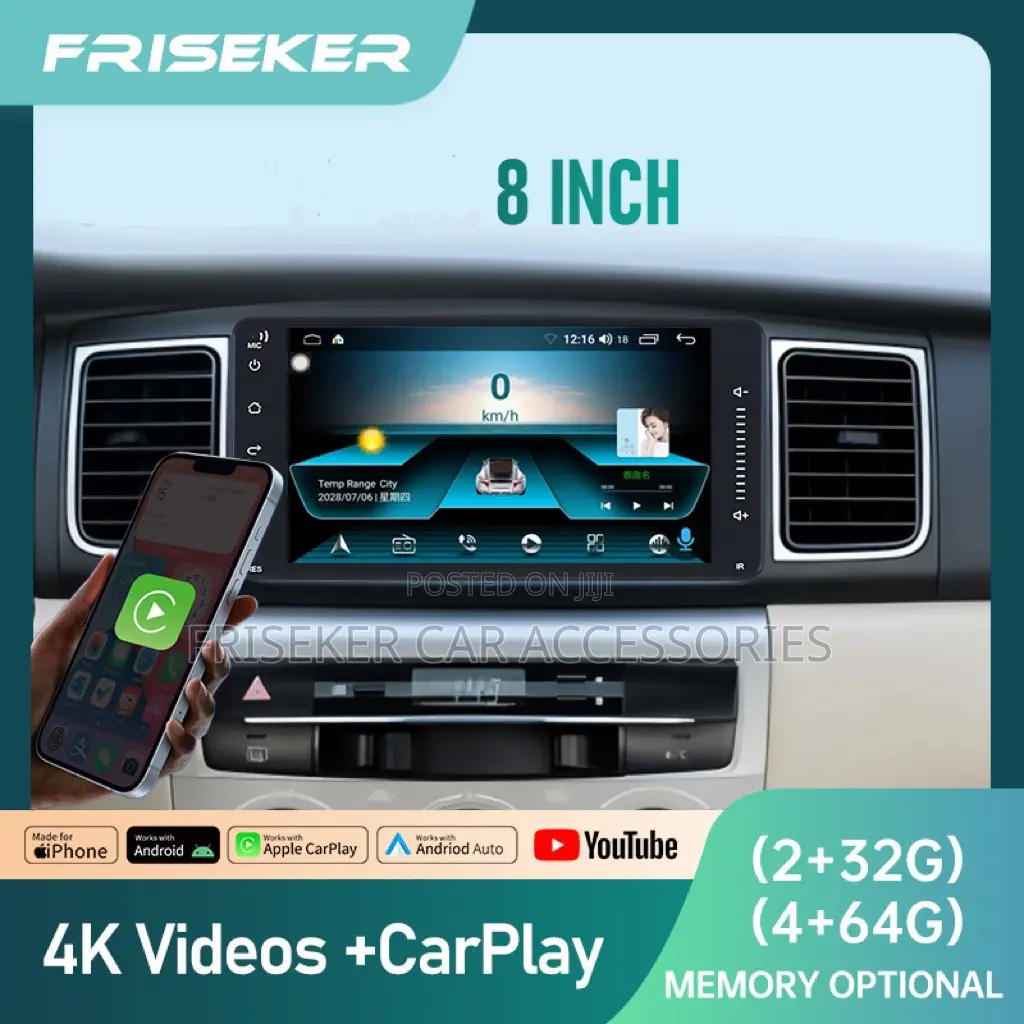 FRISEKER 8 Inch Car Android Radio 2+32GB