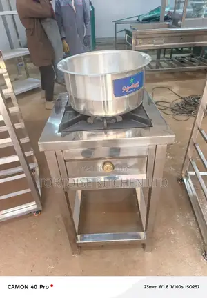 Stainless Steel Commercial Gas Burner High Pressure Cooker Size 60cm