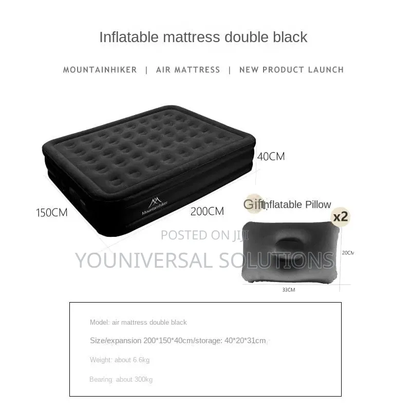 200x150x40cm Double Size Rechargable Pump Self Inflating