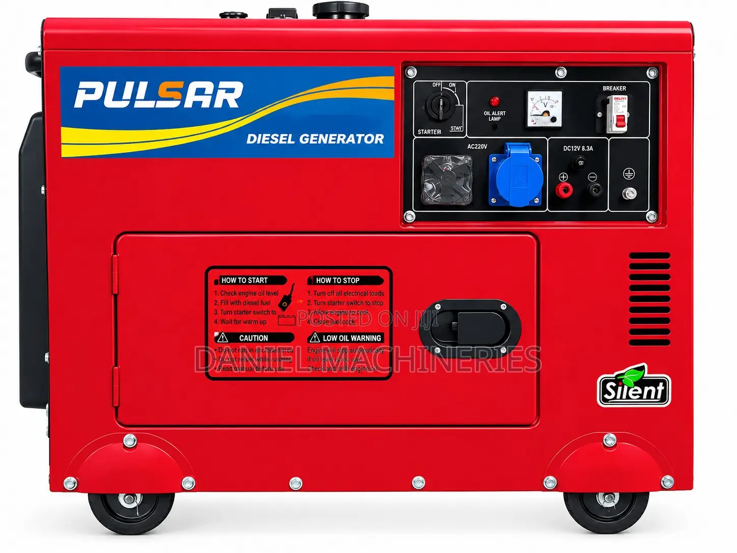 Automatic Pulsar Silent Single Diesel Generator 10kva With ATS
