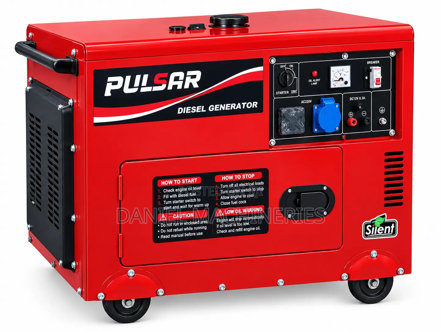 Automatic Pulsar Silent Single Diesel Generator 10kva With ATS