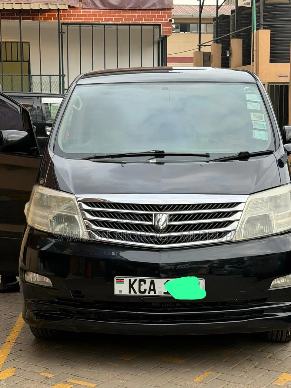 Toyota Alphard 2007 Black