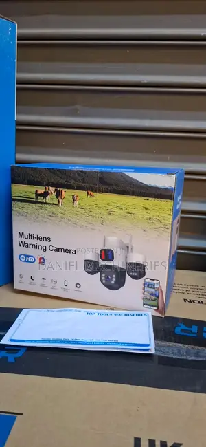 Solar Smart CCTV Camera HD Triple Lens Constant Power